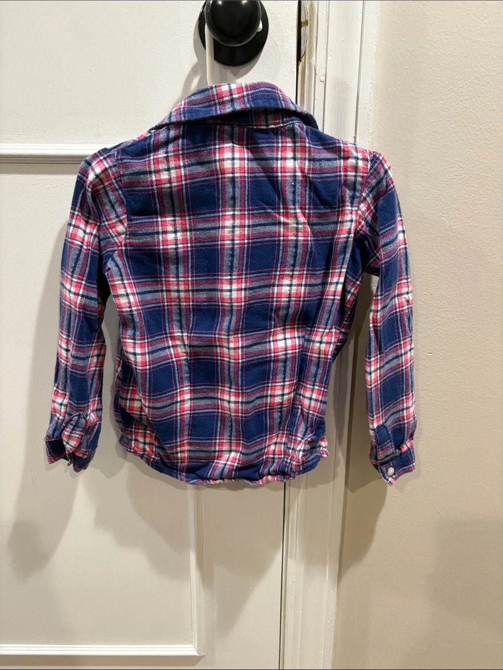 Carter's Blue & Pink Plaid Button-Down Shirt